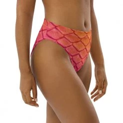 FinfolkProductions Hibiscus Bliss Recycled High-waisted Bikini Bottom