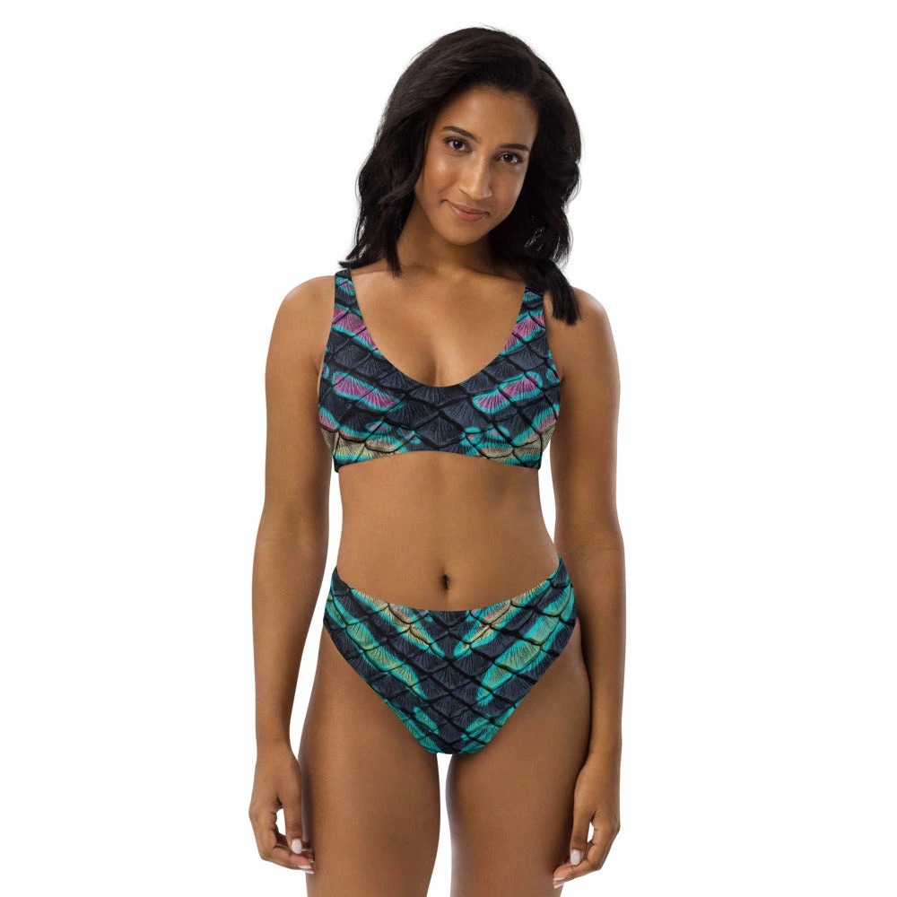 FinfolkProductions Prism Seas Recycled High-waisted Bikini Swimsuits 1 FinfolkProductions Prism Seas Recycled High-waisted Bikini Swimsuits