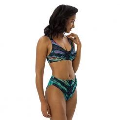 FinfolkProductions Prism Seas Recycled High-waisted Bikini Swimsuits