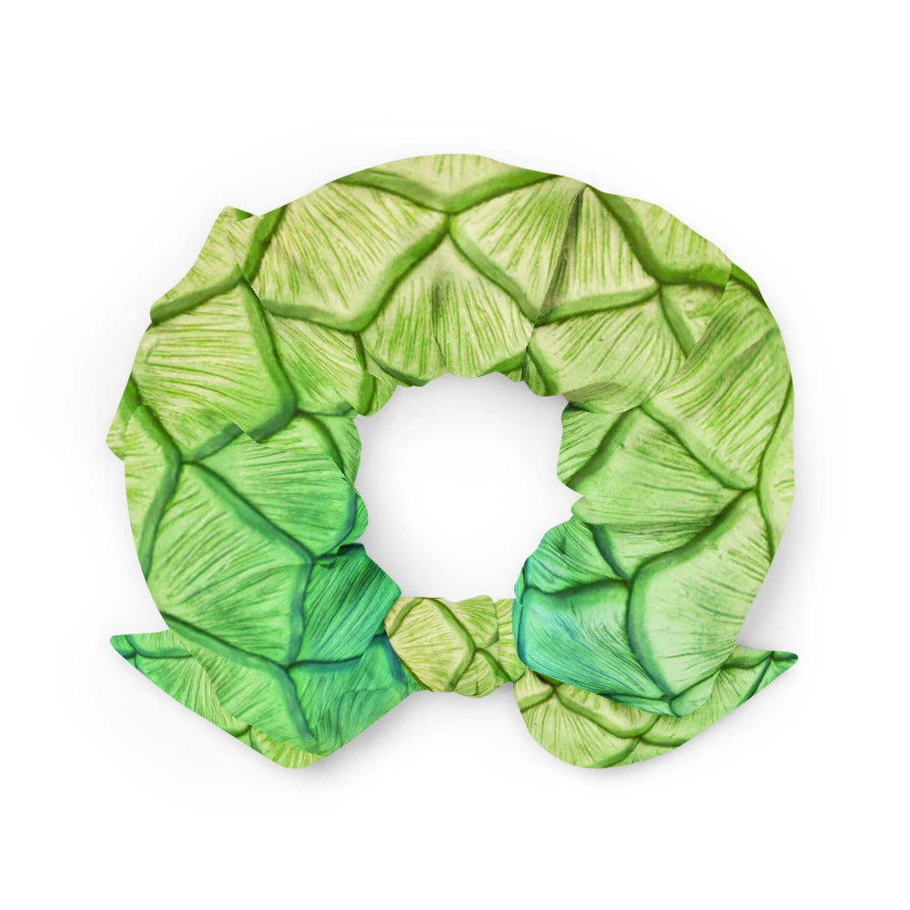FinfolkProductions Shoal Green Scrunchie 2 FinfolkProductions Shoal Green Scrunchie