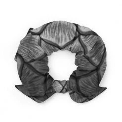 FinfolkProductions Starcrossed Silver Scrunchie