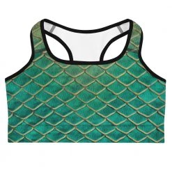 FinfolkProductions Tail Of The Month The Ten Year Sports Bra