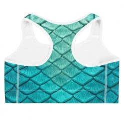 FinfolkProductions Sea Sapphire Sports Bra