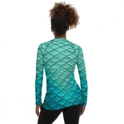 FinfolkProductions Sea Sapphire Fitted Rash Guard