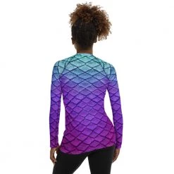 FinfolkProductions Island Iris Fitted Rash Guard Rash Guards