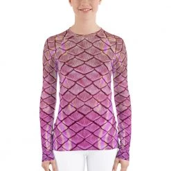 FinfolkProductions Syrena's Song Fitted Rash Guard Rash Guards