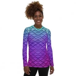 FinfolkProductions Island Iris Fitted Rash Guard Rash Guards