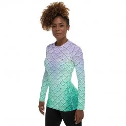 FinfolkProductions Rash Guards Aqua Fairy Fitted Rash Guard