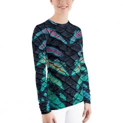 FinfolkProductions Prism Seas Fitted Rash Guard Rash Guards