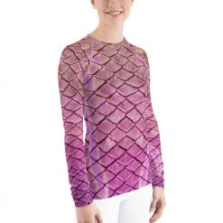 FinfolkProductions Syrena's Song Fitted Rash Guard Rash Guards