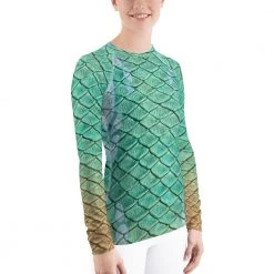 FinfolkProductions Sunrise Sirenity Fitted Rash Guard