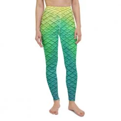 FinfolkProductions Shoal Green High Waisted Leggings