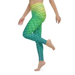 FinfolkProductions Shoal Green High Waisted Leggings