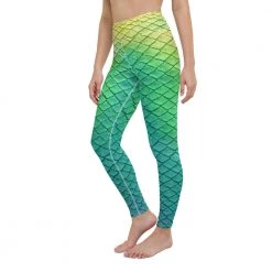 FinfolkProductions Shoal Green High Waisted Leggings