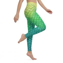 FinfolkProductions Shoal Green High Waisted Leggings