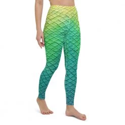FinfolkProductions Shoal Green High Waisted Leggings