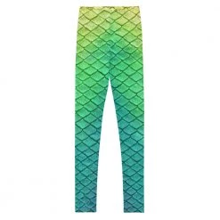FinfolkProductions Shoal Green Youth Leggings
