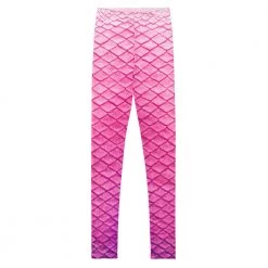 FinfolkProductions Plumeria Pink Youth Leggings