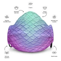 FinfolkProductions Andromeda Face Mask