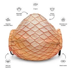 FinfolkProductions Classic Cleo Face Mask