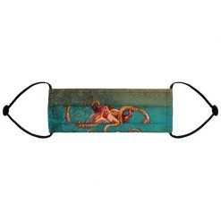 FinfolkProductions Curious Kraken Face Mask Face Masks