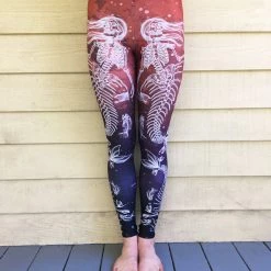 Finfolk Productions The Deadly Depths Leggings: HALLOWEEN EDITION