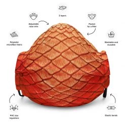 FinfolkProductions Face Masks Eternal Ember Face Mask