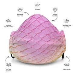 FinfolkProductions Rainbow Fairytail Face Mask