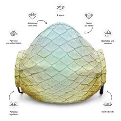 FinfolkProductions Golden Giza Face Mask Face Masks