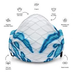 FinfolkProductions Glaucus Atlanticus Face Mask Face Masks