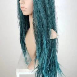 FinfolkProductions Raven Tide Teal Lace Front Wig Tail Of The Month
