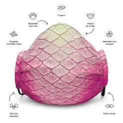 FinfolkProductions Kauai Kiss Face Mask