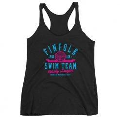 FinfolkProductions T-shirts And Tank Tops Finfolk Swim Team Racerback Tank