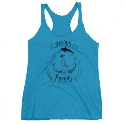 FinfolkProductions Shark Friends Racerback Tank T-shirts And Tank Tops