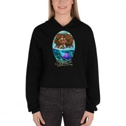 FinfolkProductions Hoodies Guardian Mermaid Crop Hoodie