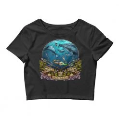 FinfolkProductions Pod Protectors Crop Tee T-shirts And Tank Tops