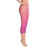 FinfolkProductions Plumeria Pink Capri Leggings