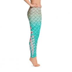FinfolkProductions Turquoise Sunrise Leggings