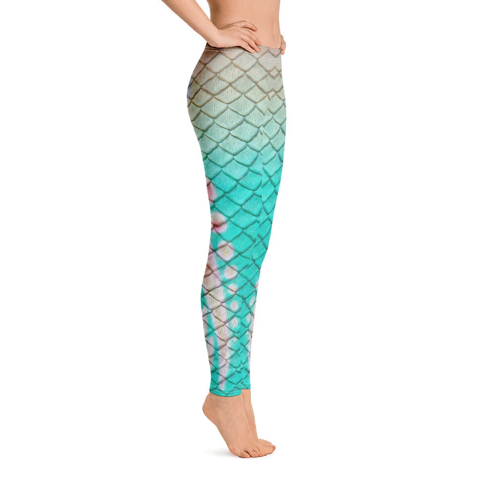 FinfolkProductions Turquoise Sunrise Leggings 1 FinfolkProductions Turquoise Sunrise Leggings