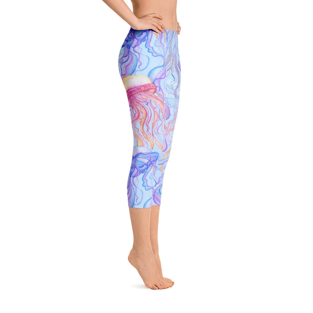 FinfolkProductions PB&Jelly Capri Leggings 1 FinfolkProductions PB&Jelly Capri Leggings