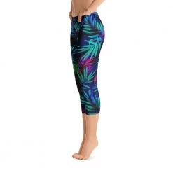 FinfolkProductions Neon Tropics Capri Leggings