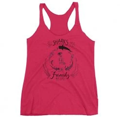 FinfolkProductions Shark Friends Racerback Tank T-shirts And Tank Tops