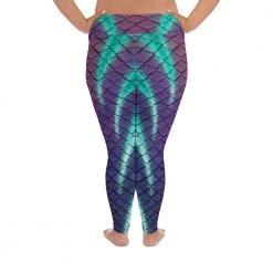 FinfolkProductions Aurora Borealis Plus Size Leggings