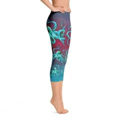 FinfolkProductions Cosmic Kraken Capri Leggings