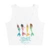 FinfolkProductions Watercolor Mermaids Crop Tank