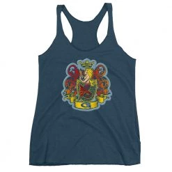 FinfolkProductions Ruby Finfolk Crest Racerback Tank