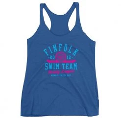 FinfolkProductions T-shirts And Tank Tops Finfolk Swim Team Racerback Tank