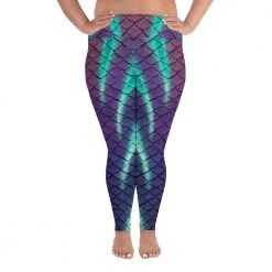 FinfolkProductions Aurora Borealis Plus Size Leggings
