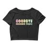 FinfolkProductions T-shirts And Tank Tops Goodbye Mermaid Tails Crop Top
