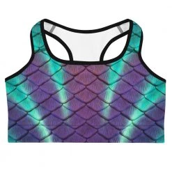FinfolkProductions Aurora Borealis Sports Bra